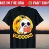 Halloween Booooks Boo Ghost T-Shirt