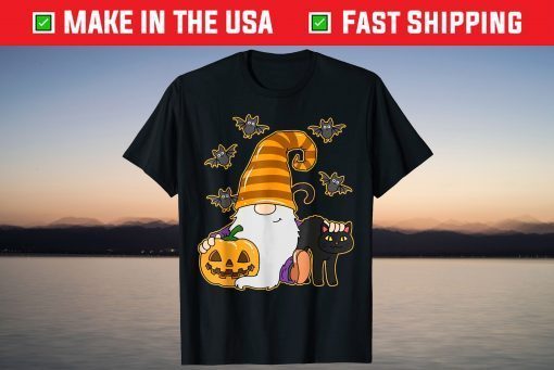 Halloween Costume Gnome Cat Spooky Season Shirt