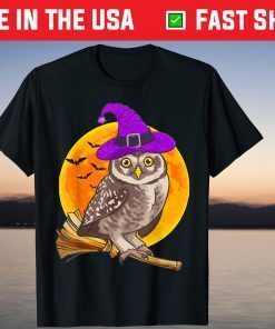 Halloween Costume Owl Spooky Bat Nightmare Tee Shirt