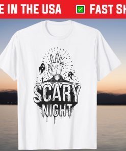 Halloween Costumes Zombie Spooky Scare Gift Shirt