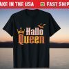 Halloween Cute Halloqueen Trick or Treat Crown Queen T-Shirt