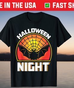 Halloween Night Bat Gift Shirt