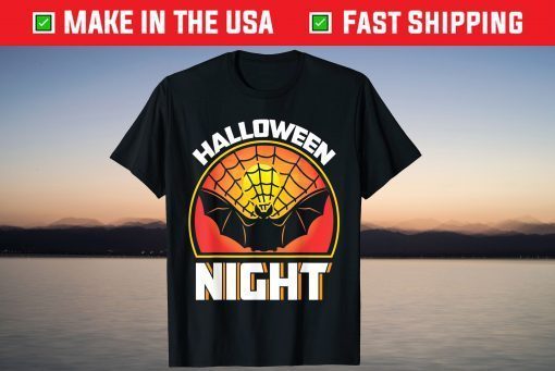 Halloween Night Bat Gift Shirt