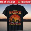 Halloween Tractor Witch Unisex Shirt