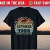 Happy 35th Birthday Decoration Awesome Since October 1986 Tee Shirt