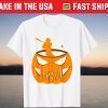 Happy Baseball Halloween Pumpkin Costume Who Love Sport Tee Shirt