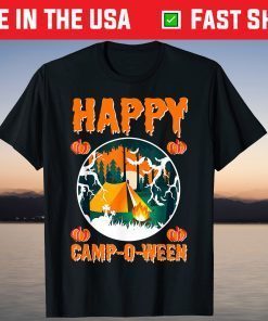 Happy Camp-O-Ween Halloween Camping Unisex Shirt