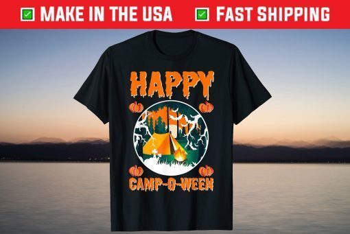 Happy Camp-O-Ween Halloween Camping Unisex Shirt