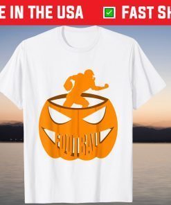 Happy Football Halloween Pumpkin Costume Who Love Sport Tee ShirtHappy Football Halloween Pumpkin Costume Who Love Sport Tee Shirt