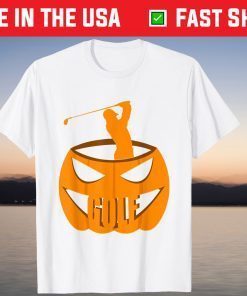 Happy Golf Halloween Pumpkin Costume Who Love Sport Gift Shirt