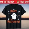 Happy Halloween 2021 Cute Ghost Trick or Treat T-Shirt