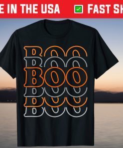 Happy Halloween Boo Scare Spooky Tee Shirt