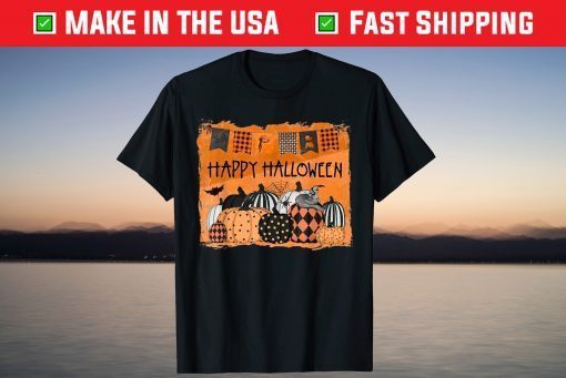 Happy Halloween Pumpkins Halloween Tee Shirt