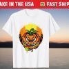 Happy Halloween pumpkin scary face Classic T-Shirt