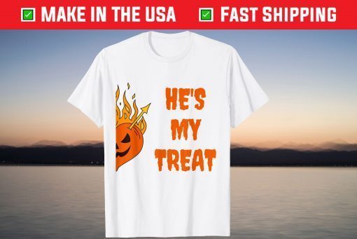 He's My Treat She's My Trick Halloween T-Shirt