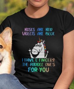 I Have Five Fingers The Middle One’s For You Unicorn Us 2021 Shirt