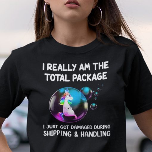 I Just Got Damaged During Shipping Handling Unicorn 2021 Shirt