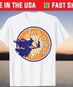 I'm With The Witch Halloween Costume Tee Shirt