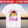 In October We Wear Pink Flamingo Retro Vintage Breast Cancer Tee Shirt