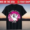 In October We Wear Pink Ghost And Pumpkin Breast Cancer T-Shirt