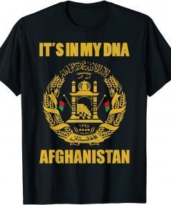 It's In My DNA Afghanistan Proud Afghani Retro Vintage Flag Gift Shirt