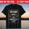 Legend September 2015 6th Birthday 6 Years Old Tee Shirt