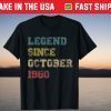 Legend Since October 1960 60th Birthday 60th Birthday Gift Shirt