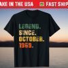 Legend Since October 1969 52 Years Old Tee Shirt