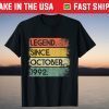 Legend Since October 1992 29th Birthday 29 Years Old Classic T-Shirt