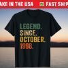Legend Since October 1998 23rd Birthday 23 Years Old Tee Shirt