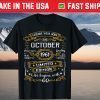 Legends Born In October 1961 60th Birthday 60 Years Unisex T-Shirt