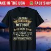 Legends Were Born In October 1971 50Th Birthday 50 Years Old Unisex Shirt