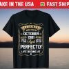 Legends Were Born In October 1981 40Th Birthday 2021 Shirt