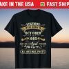 Legends Were Born In October 1985 36Th Birthday Tee Shirt