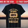 Legends were born in October 1973 48th Birthday Us 2021 T-Shirt