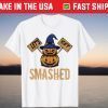 Lets Get Smashed Pumpkin Halloween Drinking Tee Shirt