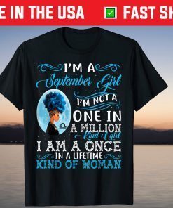 Libra Girls Black Queen September October Birthday 2021 Shirt