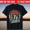 Limited Edition Awesome Since 1979 October 42 Years Old Tee Shirt