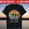 Limited Edition Vintage October 2000 21st Birthday Us 2021 Shirt