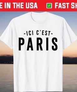Lionel Messi Arrives In Paris Ici C'est Paris 2021 Shirt