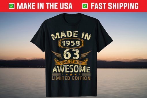 Awesome Since October 1981 40th Birthday 40 Year Old Tee Shirt