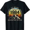 Made in 1984 Born October 1984 37th Birthday Quarantine Gift Shirt