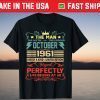 Man Myth Legend October 1961 60th Birthday Tee Shirt