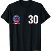 Messis Loves Paris PSGS France For Soccer Fans No.30 FC Unisex Shirt