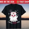 Nurse Ghost I Will Stab You Pumpkin Boo Halloween T-Shirt