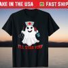 Nurse Ghost I'll Stab you Halloween T-Shirt