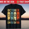 October 1981 Legend Was Born In This Year Limited Edition Tee Shirt