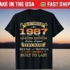 October 1987 Limited Edition Living Legend 34Th Birthday Tee Shirt