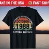 October 1988 Limited Edition 33rd Birthday 33 Years Old Gift Shirt