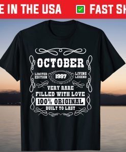 October 1997 Limited Edition 24th Birthday Tee Shirt